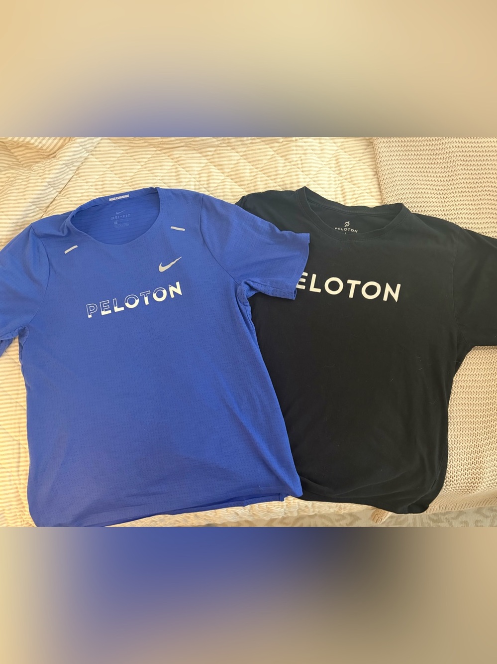 Two Men's Peloton Ts-Medium